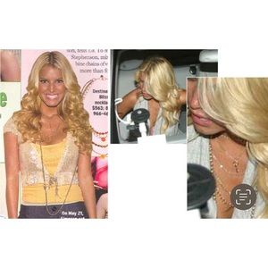 Rossana Designs Long Chain key Necklace aso Jessica Simpson